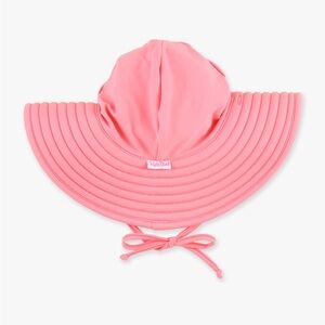 RuffleButts Kids Girl Bubblegum Pink Sun Hat 0-12 months 12 months-2T